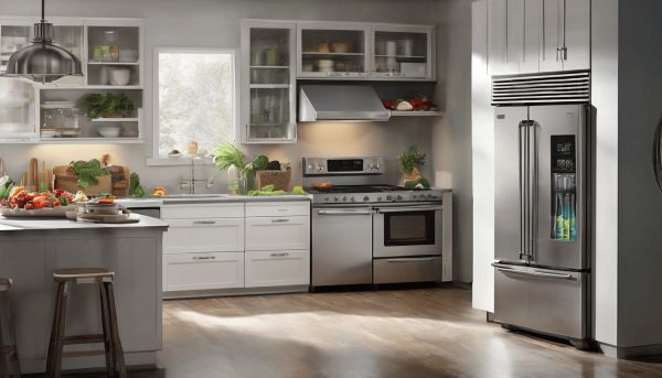Investissez dans un frigo américain grande capacité pour un confort optimisé